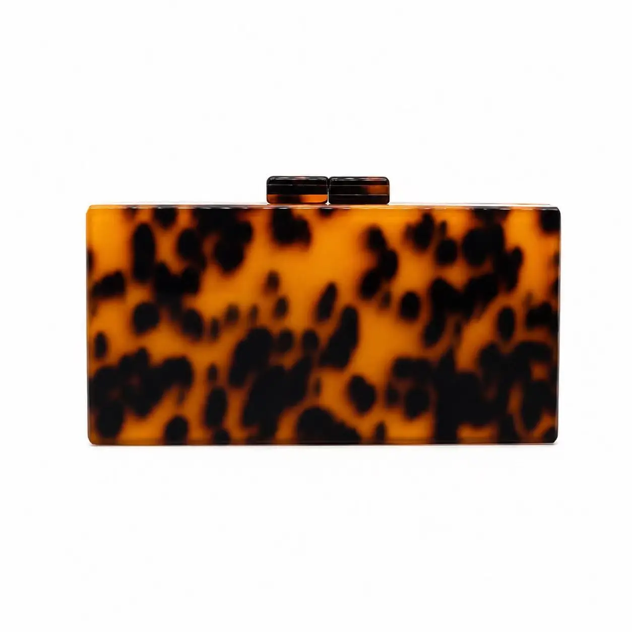 Dinner Retro Amber Trendy Acrylic Shoulder Chain Bag
