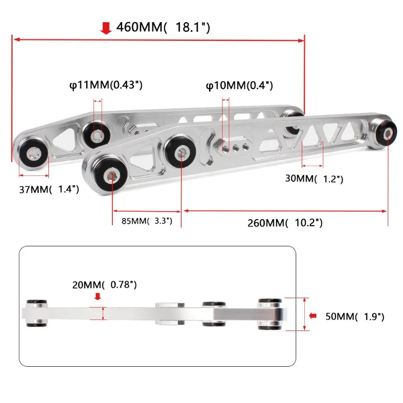 Auto chassis rear wheel control arm for F7  Civic EK swing arm 96-00 rocker arm