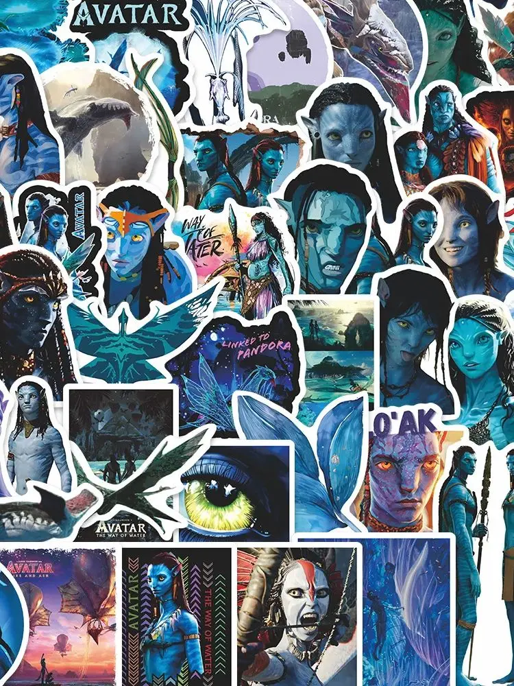 10/30/65 pièces Autocollants classiques du film Avatar 3 Feu et Cendre, autocollants de dessin animé cool, décalcomanies DIY pour ordinateur portable, guitare, voiture, graffiti, jouet