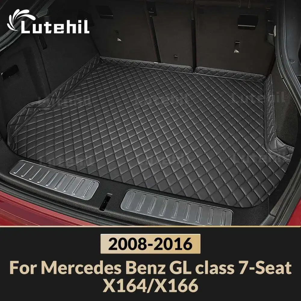 

Для Mercedes Benz GL class 7-Seat X164/X166 2008-2016 индивидуальный коврик для багажника автомобиля, защитный коврик, грузовой вкладыш, авто аксессуары для интерьера