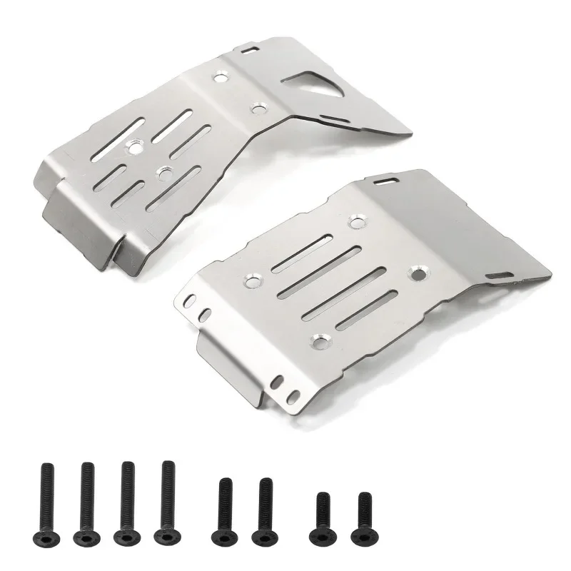 Stainless Steel Chassis Armor Guard Protection Protector Skid Plate for  1/10 Quake Upgrade Parts