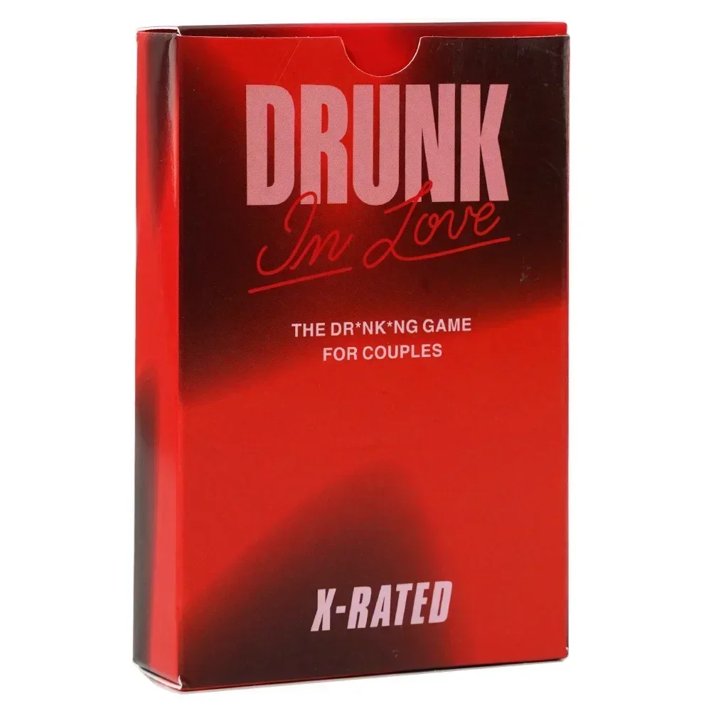 Drunk In Love Card X-Rated Couples Drinking Play Holiday Party Recreation Intimate Couple Dating Game Gifts for Family Couples