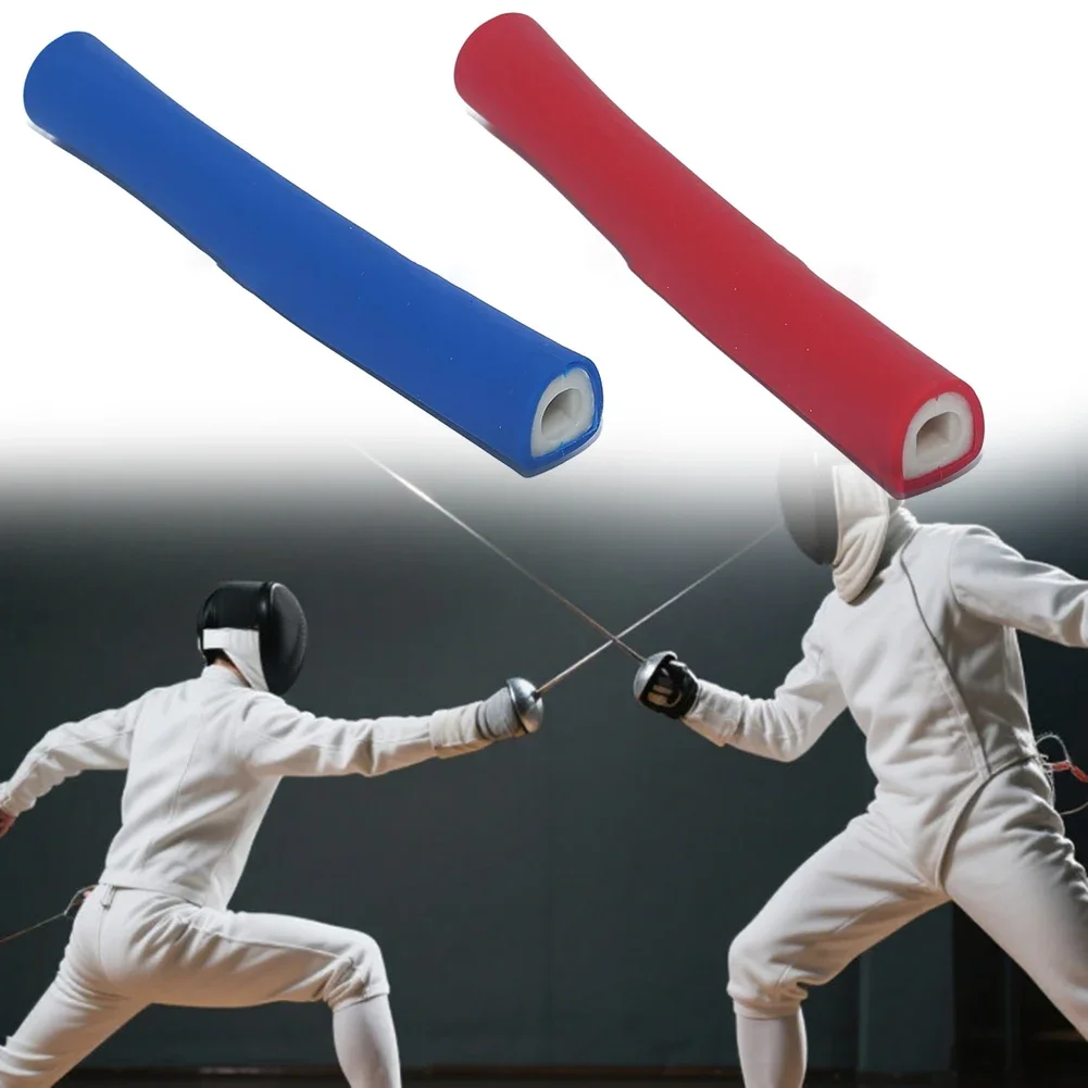 1pc Fencing Handle Grip 14.5 Cm For Epee Foil Rubber Anti-Slip Straight Handle For Fencing Training Competition Accessories