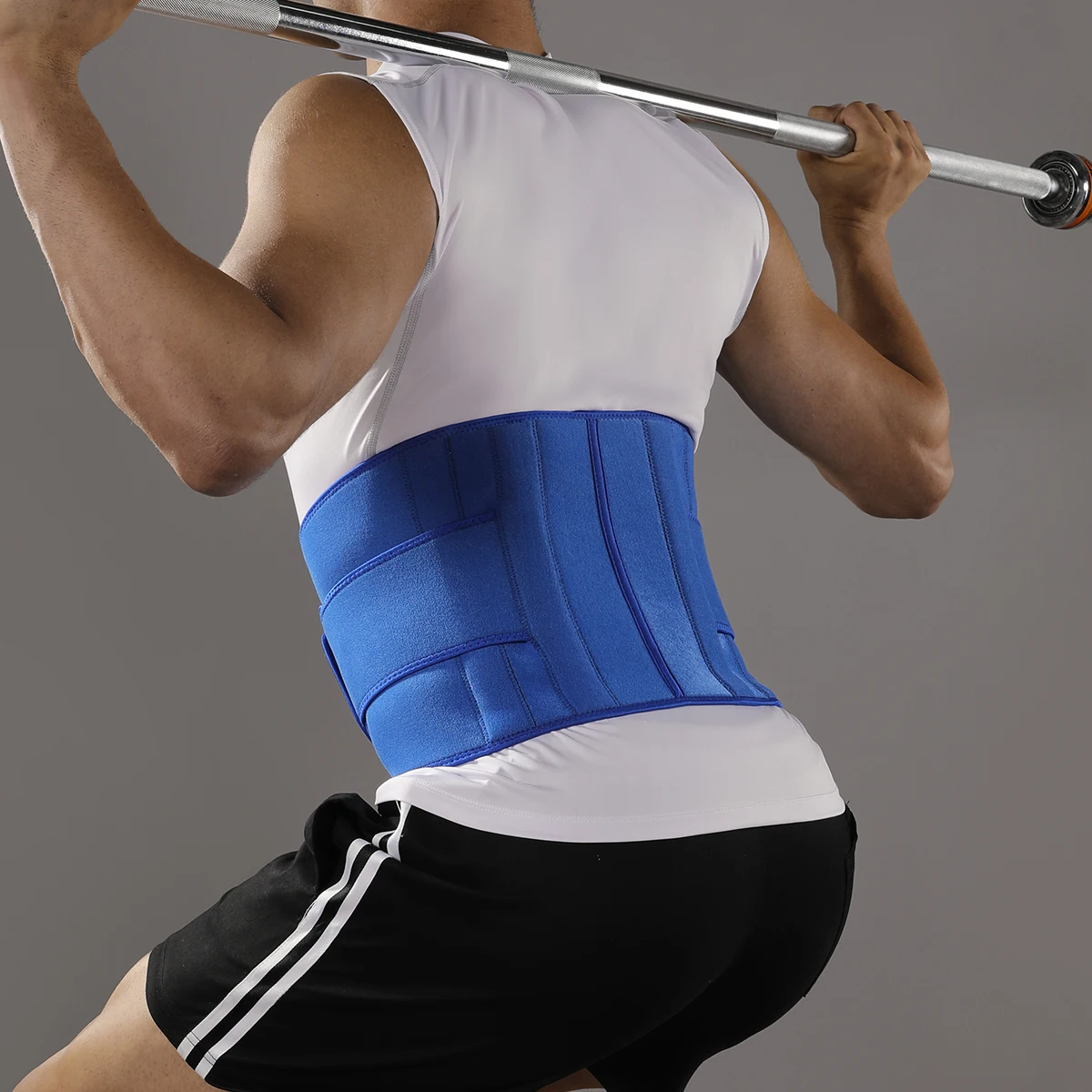 VBOSi Neopren verstellbarer Schweiß-Taillentrainer, Shaper-Band, atmungsaktiver Fitnessgürtel mit Rückenstütze für Sport und den täglichen Gebrauch