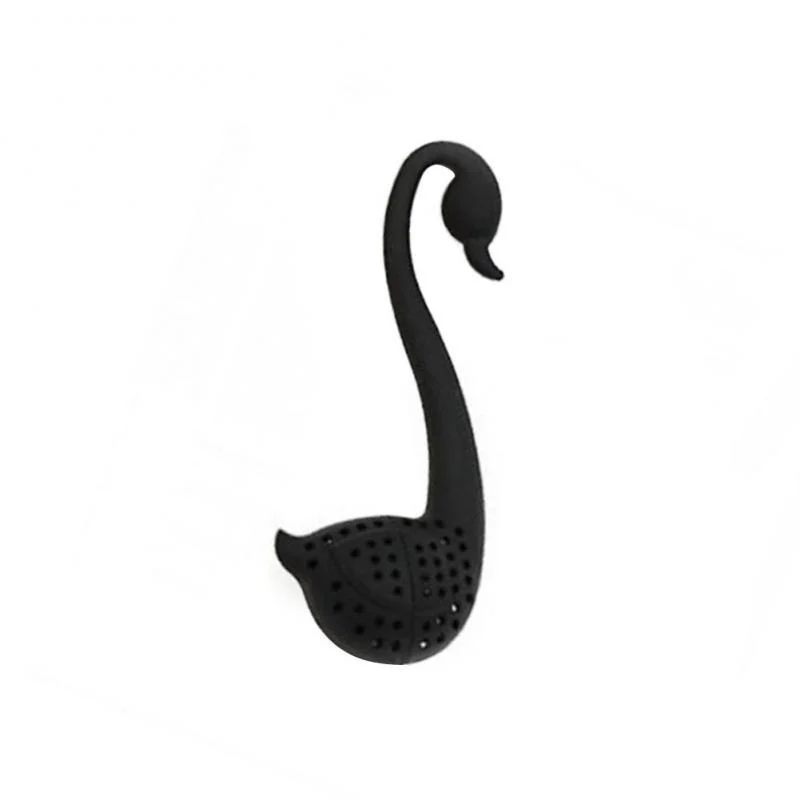 Creative Swan Spoon Tea Strainer infuser Environmentally Friendly Plastic Elegant Swan Tea Tools Kitchen Accessories