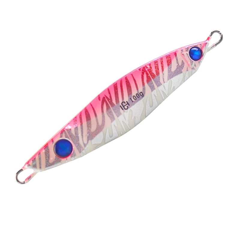 AFULURE Metal Jig esca artificiale Off Shore veloce Jigging cucchiaio richiamo di pesca vernice ultravioletta-cappotto Lumin Saltwater Tackle