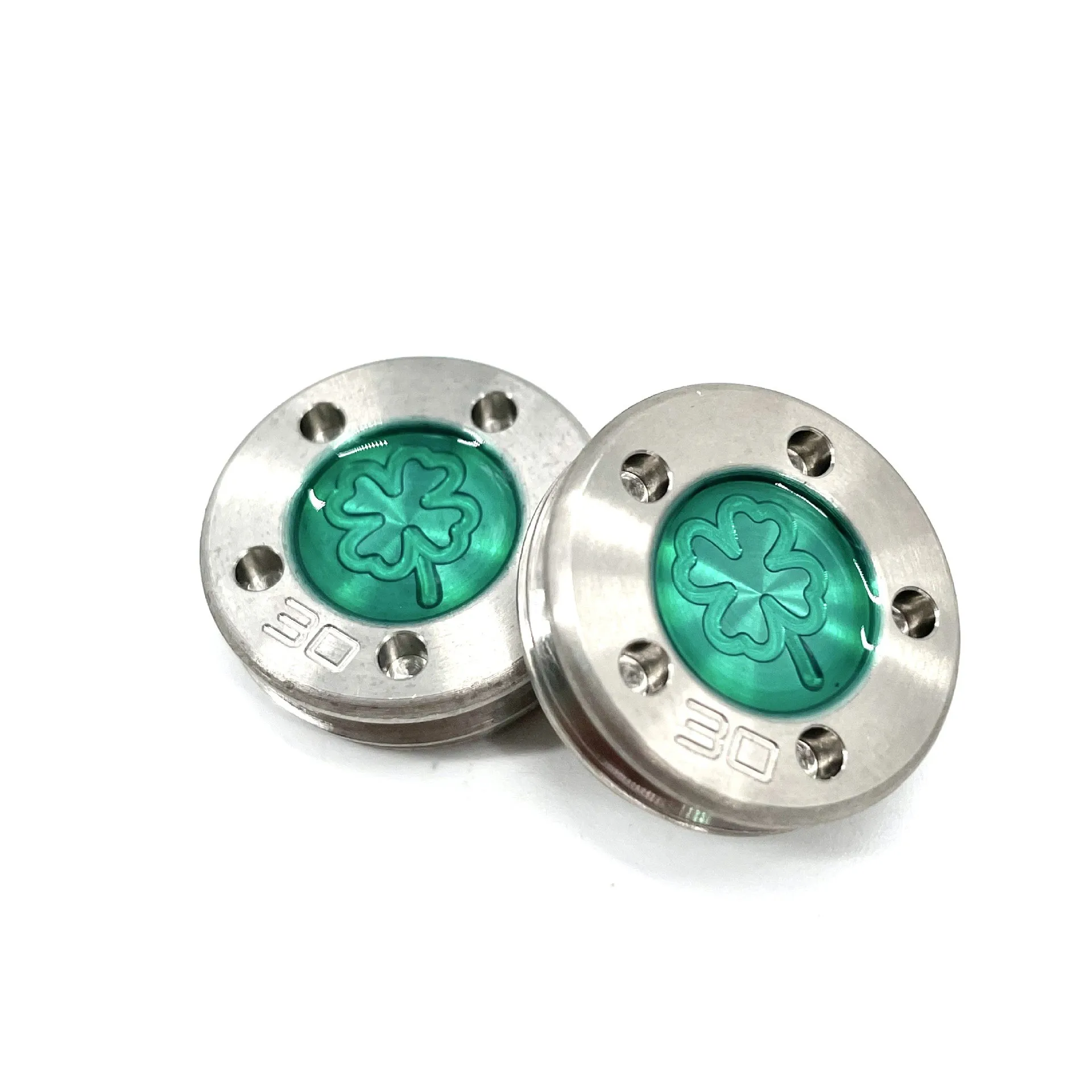 2pcs 5g/10g/15g/20g/25g/30g/35g/40g Lucky Four-Leaf Shamrock Clover Weights Fit for Titleist Scotty Cameron Putters Golf Weight