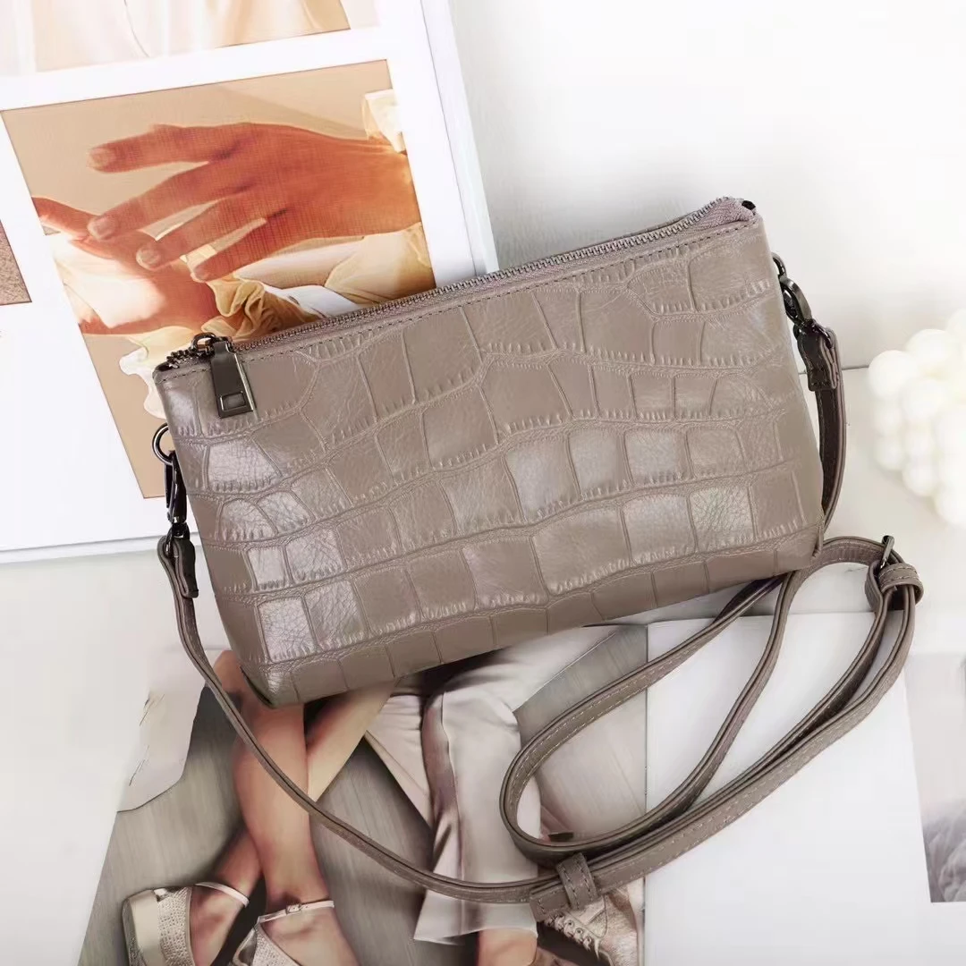 

Luxury Handbag Women Bags Designer Genuine Leather Knitting Shoulder Messenger Crossbody Bags for Women Mother Ladies Hand Bag