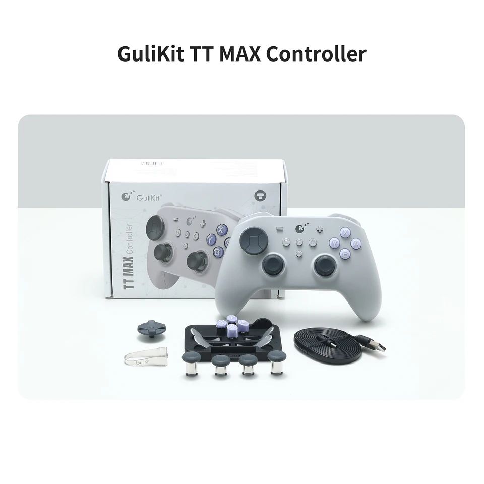 GuliKit TT PRO Controller　スティックおまけ付き Amazon.com: GuliKit TT PRO Bluetooth Controller For Switch 2/PC