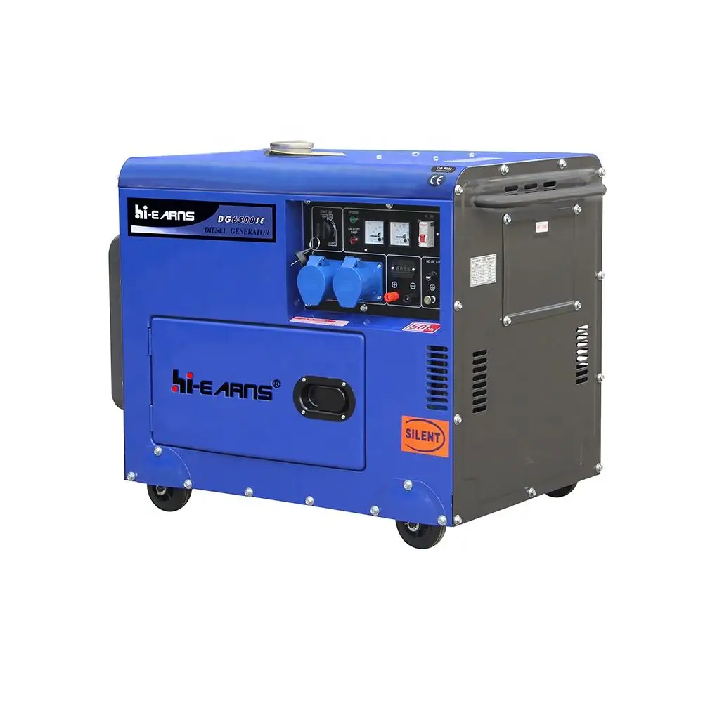 

hi-earns DG6500SE 5kva 5kw super silent die·sel generator price