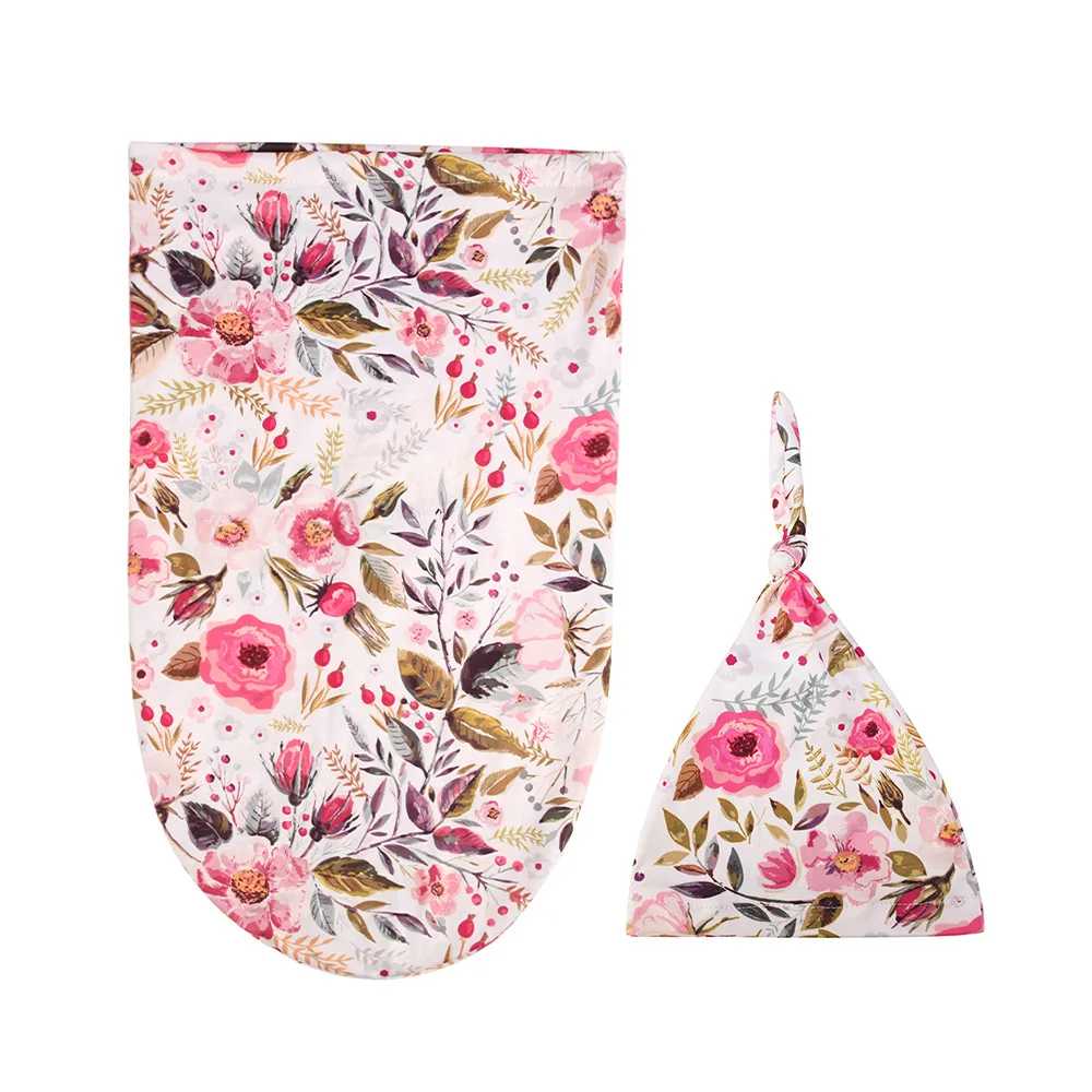 아기 사진 담요 신생아 배넷저고리 담요, 수면 자루 랩 모자 세트, 신생아 사진 소품 액세서리