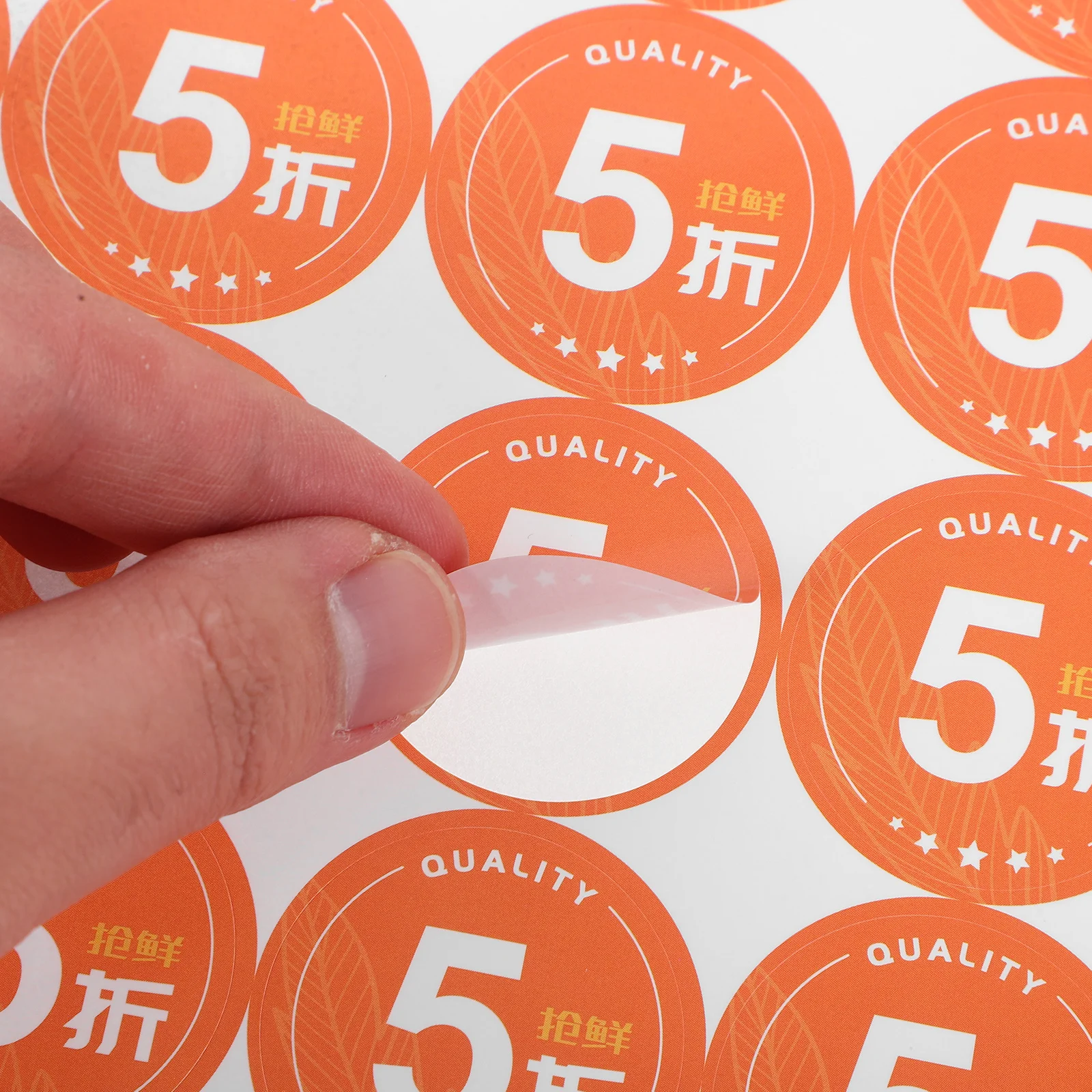 350Pcs 50 Percent Off Adhesive Sticker Label for Retail Store Merchandise Tag 50% Off Sticker Adhesive Label
