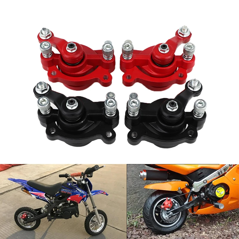 Front Rear Disc Brake Caliper Pads For 43cc 47cc 49cc Chinese Mini Moto Kids ATV Quad Minimoto Dirt Pocket Bike Gas Scooter