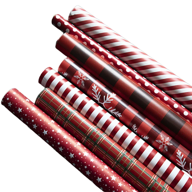 Papel de regalo de feliz cumpleaños, 50x70cm, Navidad, colorido, flor DIY, boda, fiesta de Navidad, embalaje de regalo, decoración, papeles artesanales DIY