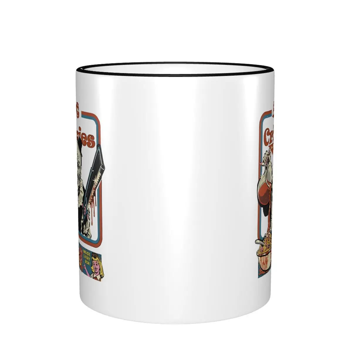 Terrifier Art Crispies Gift Mug for Friends Cute Horror Movie Tea Cup Christmas Present for Office
