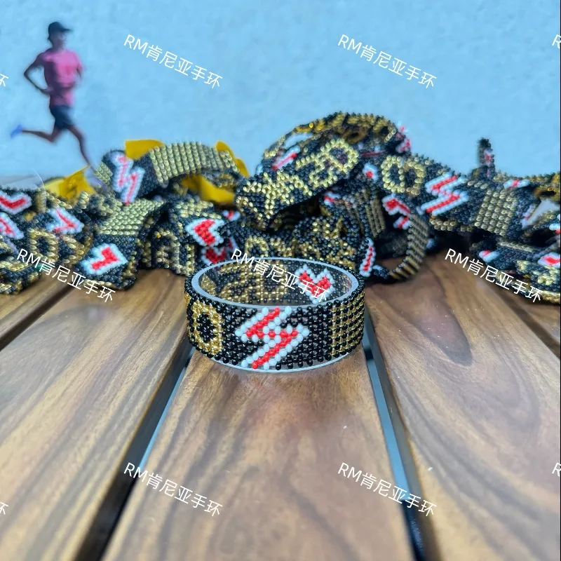 

Винтажные браслеты из органического стекла с бусинами для мужчин и женщин, модный спортивный браслет для бега, индивидуальный браслет, ювелирные аксессуары