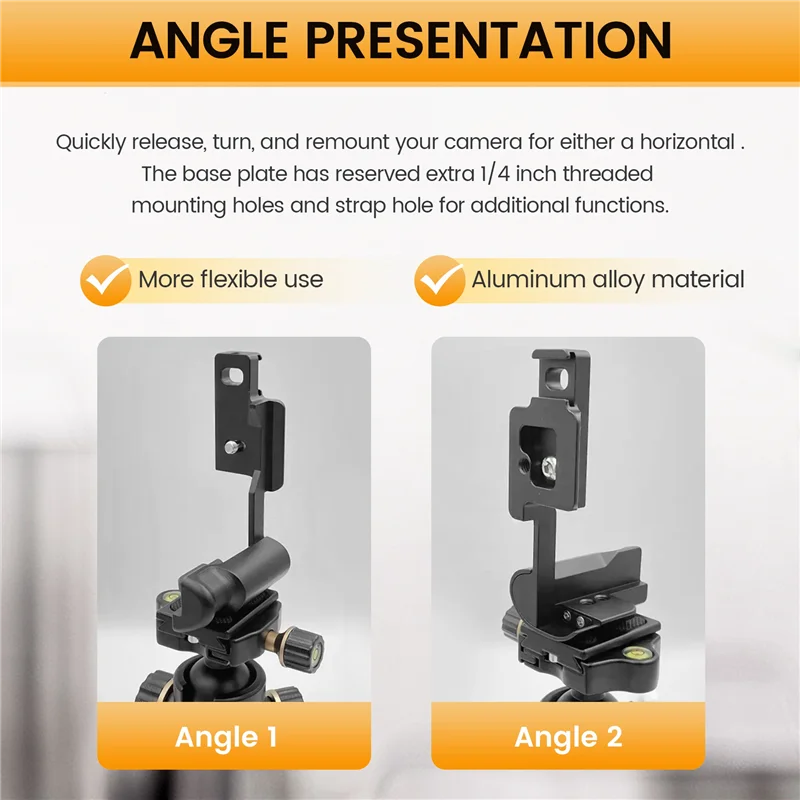 L-образный быстроразъемный кронштейн для ручки с отверстием для винта 1/4 для камеры Canon EOS-M ILC-POS