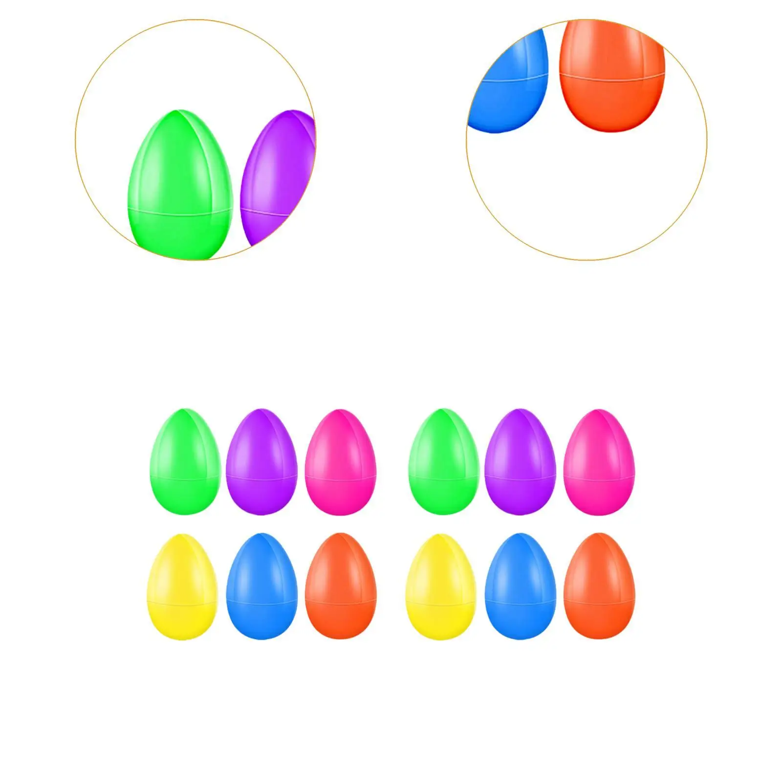 حشوات سلة عيد الفصح لبيض عيد الفصح قابلة للتعبئة، خفيفة الوزن، ألوان متنوعة، حشوات حقيبة هدايا عملية لتزيين الحفلات