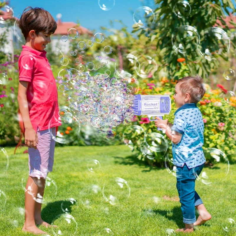 69 Holes Bubble Maker With Bubble Solution For Adults