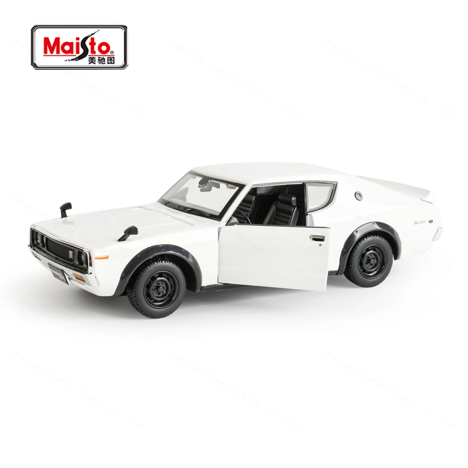 アシェット Skyline 2000GT-R KPGC110 1973 1/18 Maisto 1:24 1973 Nissan Skyline 2000GT-R (KPGC110) Static Die Cast
