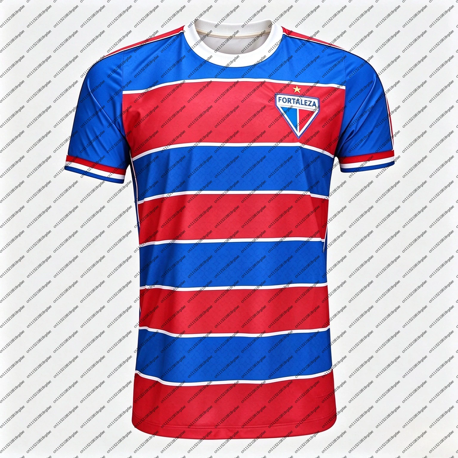 2026-27 Fortaleza EC Home and Away T-Shirt with 3D Digital Print, Comfortable and Breathable Sports Casual Top