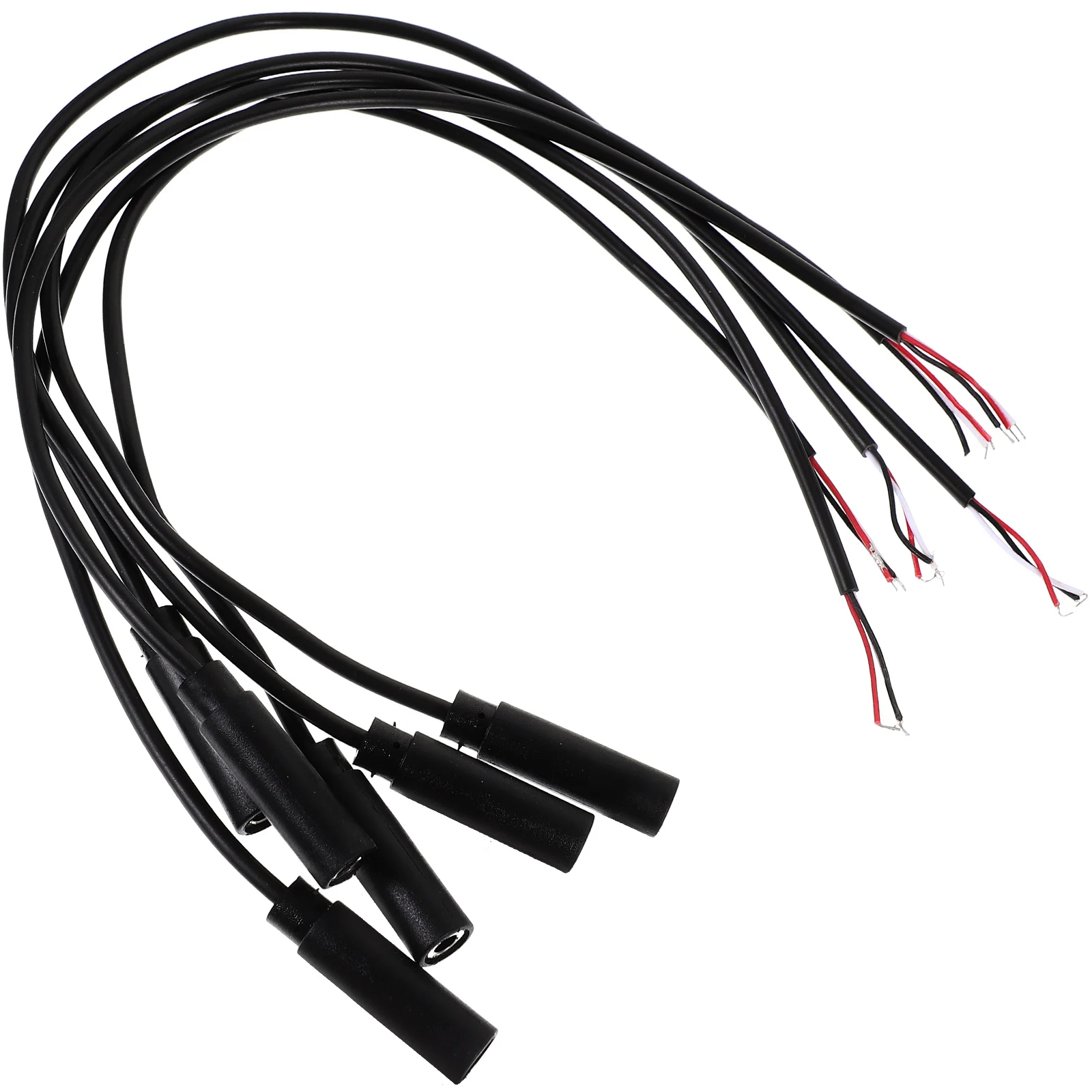 

6pcs Replacement 35mm Female Plug Cable 35mm Female To Bare Wire Adapter Cable 35mm Male Plug to Bare Wire