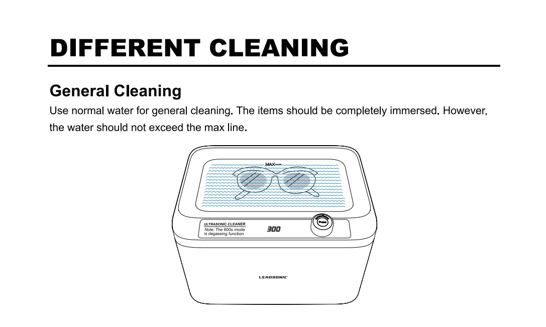 900ml Ultrasonic Cleaner Portable Cleaning Washing Machine 60W Lave-Dishes Ultrasound Bath Sonic Home Appliance 220V EU Plug