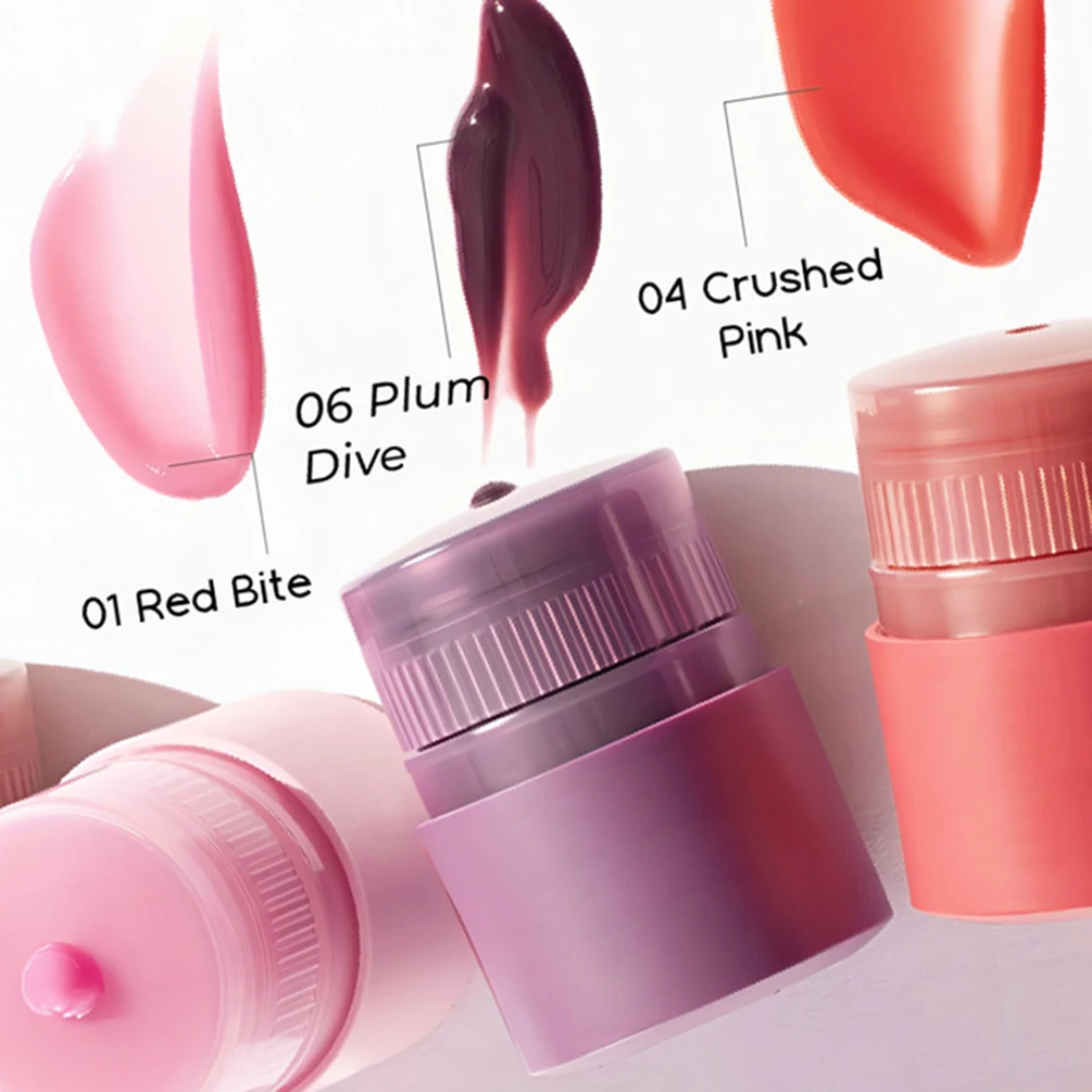 15g ฉลากส่วนตัว Lip Balm โลโก้ที่กําหนดเอง 6-สี Lip Essence Fruity Flavour Moisturizing ธรรมชาติสีแต่งหน้ามังสวิรัติบรรจุภัณฑ์ใหม่