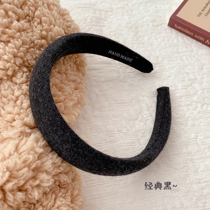Women’S Retro French-Style Hairband With Wide Sponge Edging High-Crowned Headband To Make The Face Look Smaller