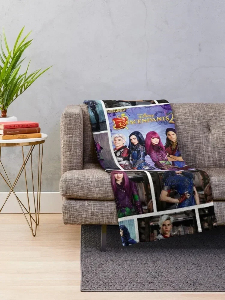 descendants collages Throw Blanket