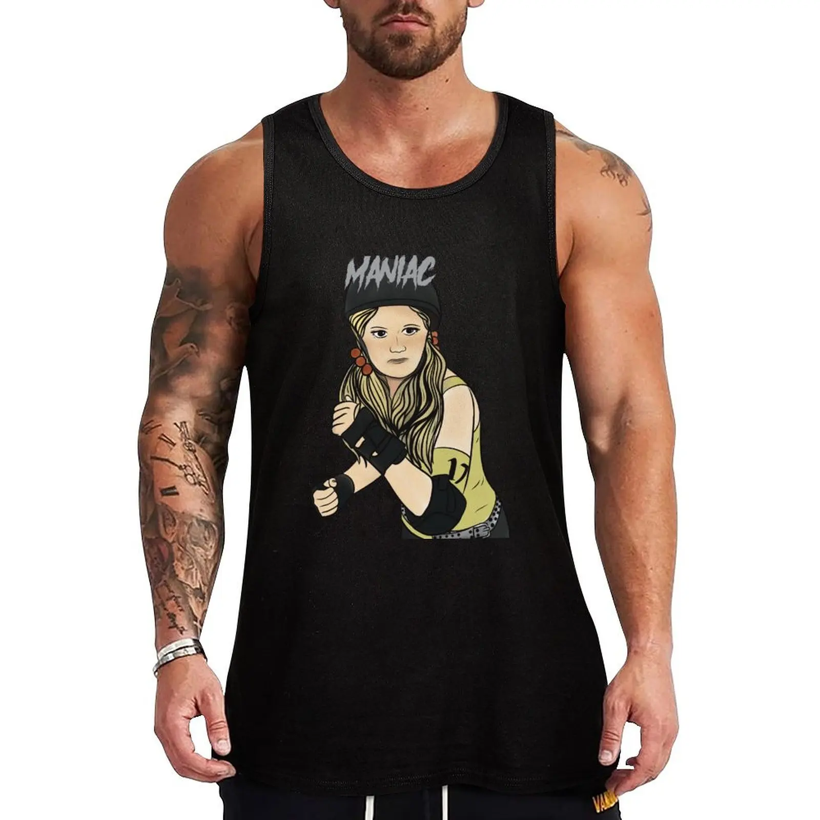 

Maniac, Juliet O'Hara - Yellow Tank Top sleeveless Men's t-shirts tops