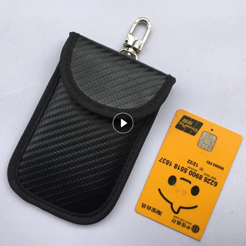 حقيبة حماية لمنع إشارة مفتاح السيارة ، حقيبة فاراداي ، حقيبة واقية ، حقيبة مانع إشارة ، حقيبة قفل آمن لإشارة الترددات اللاسلكية لمفاتيح السيارة ، جديدة