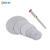 6Pcs/set Stainless Steel Slice Metal Cutting Disc With 1 Mandre For Rotary Tools 16 18 22 25 32mm Cutting Disc Hand Tools