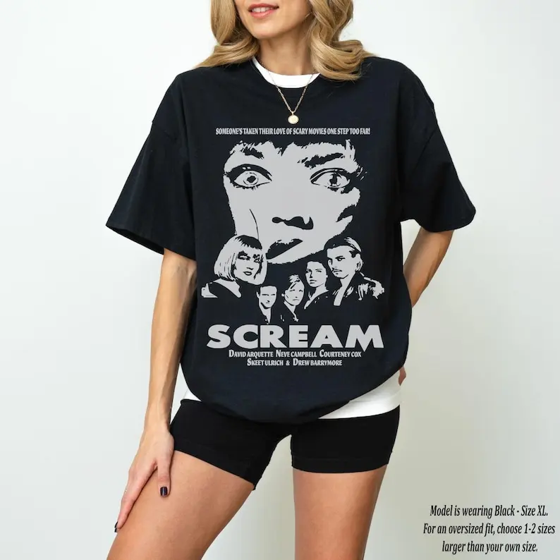 Retro Scream Movie Shirt Halloween Shirts, Scream Movie T-shirt, Retro Horror TShirt, Vintage Stu Macher Shirt, Billy Loomis