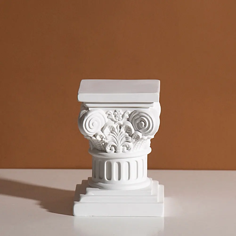 

2Pcs Roman Pillar Decor Wedding Party Elegant Design Resin Material Safe Home Garden Decoration Pillars