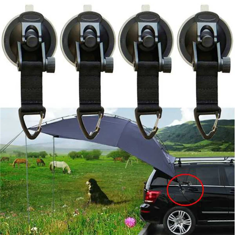 

GTBL 32Pcs Suction Cup Anchor Securing Hook Tie Down,Camping Tarp As Car Side Awning, Pool Tarps Tents Securing Hook