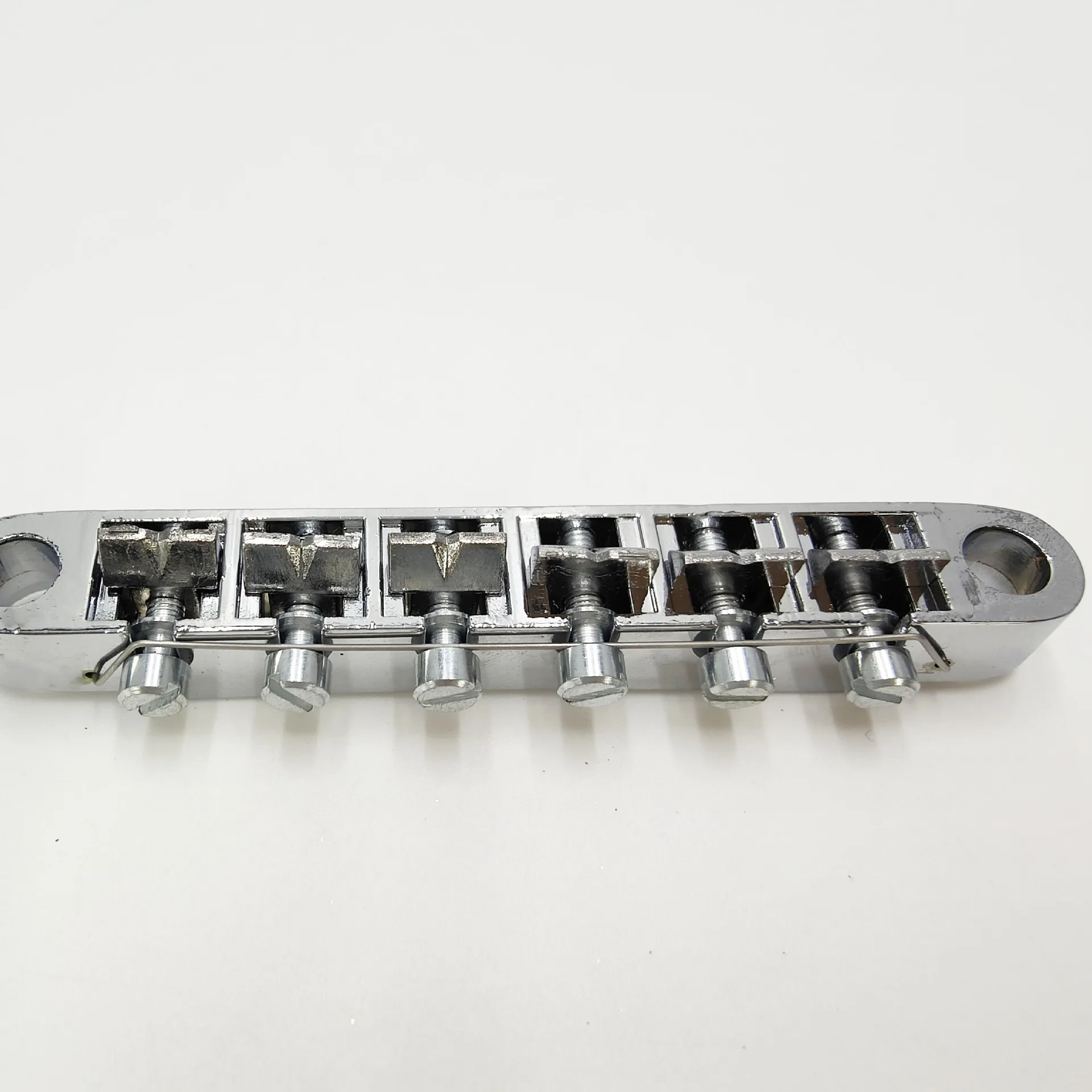 Guitar Top Bridge Assembly Upper Nut / Front Bridge / String Retainer Tailpiece Front Nut Hardware