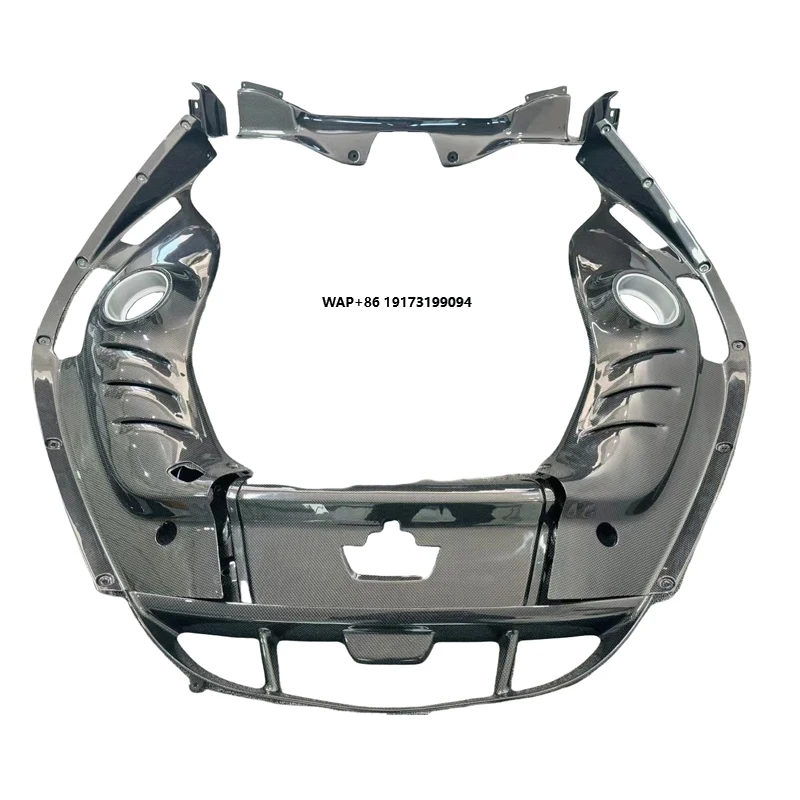 Kit de Interior de Fibra de Carbono Seco de Alta Qualidade Estilo OEM para Cobertura do Compartimento do Motor do Carro 296 GTB Acessórios