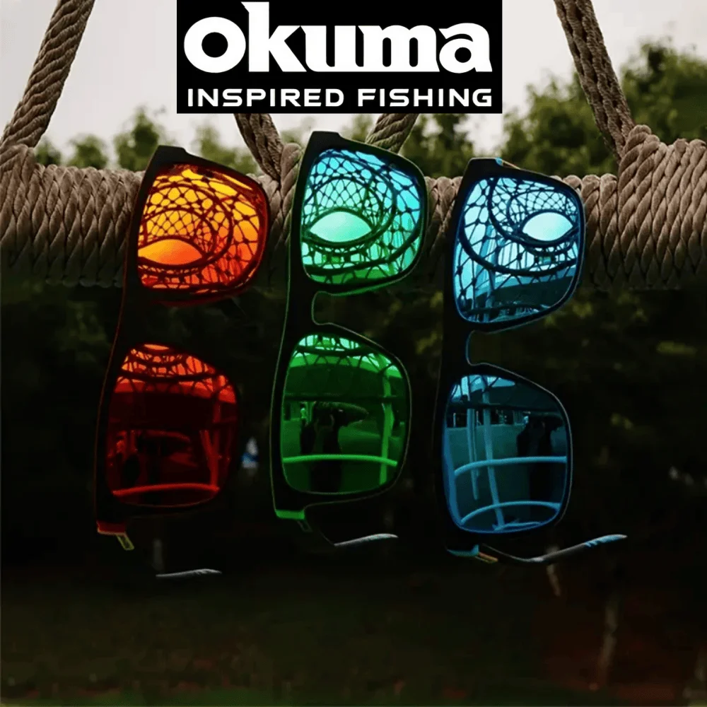 Okuma Angelbrillen, polarisierte Okuma-Sonnenbrillen für Männer und Frauen, zum Fahren und Angeln, UV400-Brillen, erhältlich in 6 Farben – Detail 3