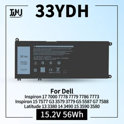 33ydh Batterie für Dell Inspiron 17 7000 7778 7773 15 7577 g3 3579 3779 g5 5587 g7 7588 Breite 13 3380 14 3490 15 3590 3580