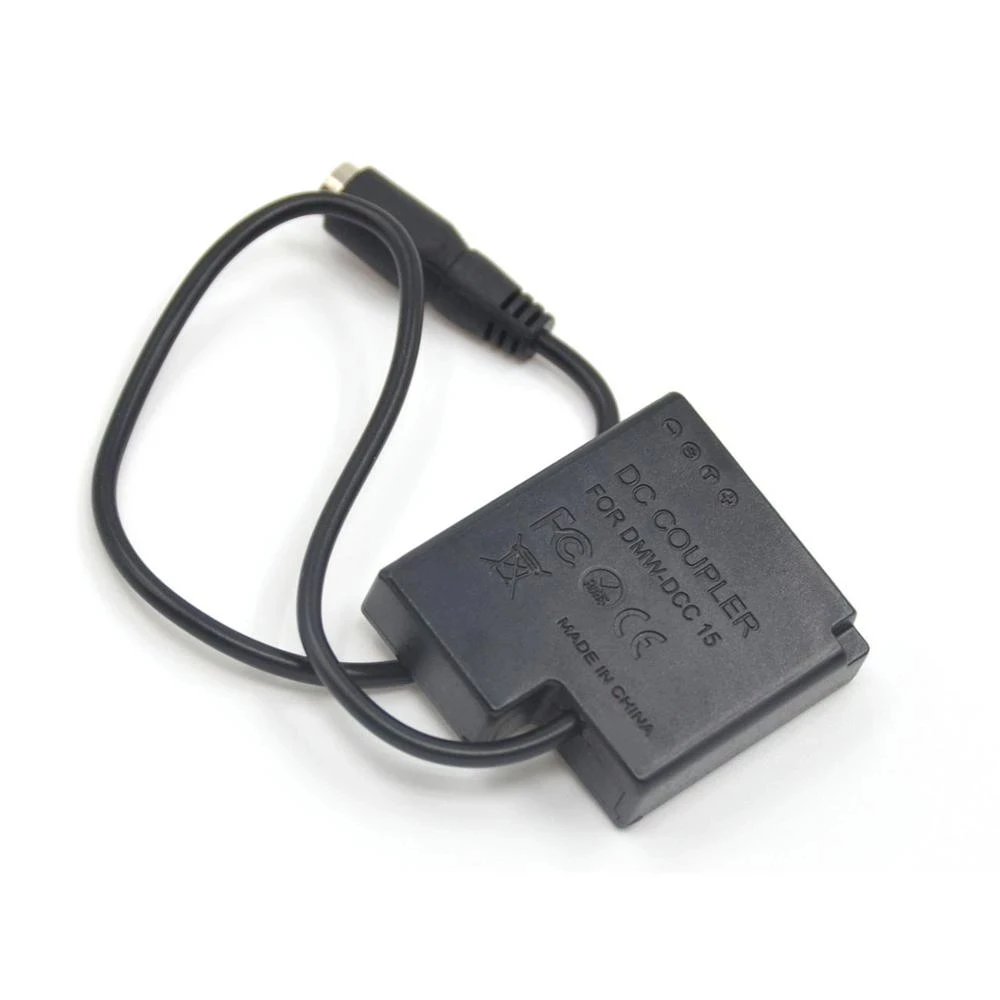 BLH7 BLH7E Dummy Battery DCC15 DC Coupler for Panasonic DMC-GM1 DMC-GM5 DMC-GF7 DMC-GF8 Camera
