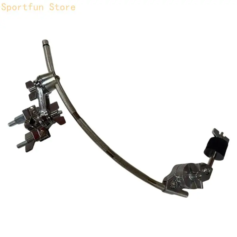 Cymbal Stacker Attachment Stand Drum Bracket with Wing-Style Clamp Fasteners X7JD