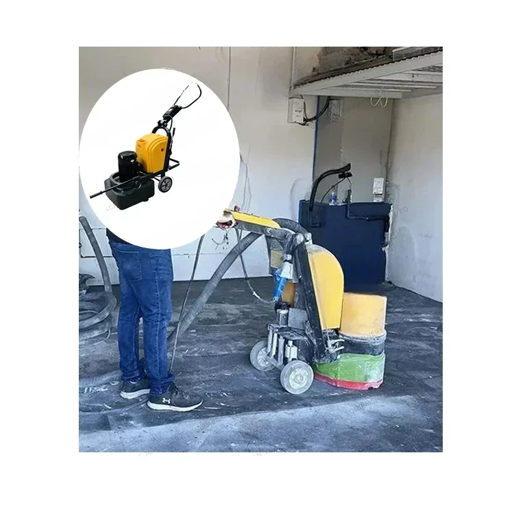 Small Portable High Efficiency Road Polisher Marble Terrazzo Floor Planetary Finishing Concrete Grinder