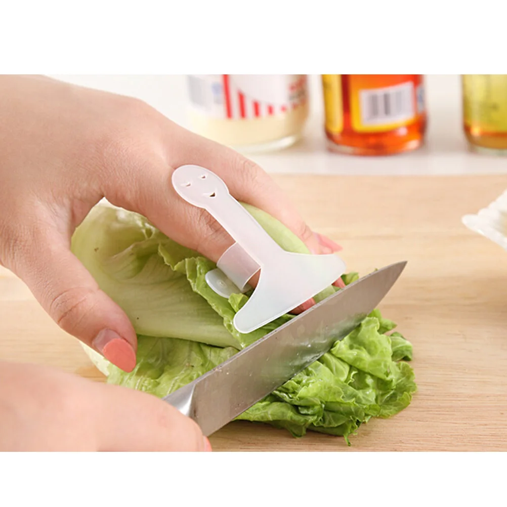 Finger Guard For Cutting Adjustable Plastic Kitchen Tool Gadgets Protector Safe For Food Prep Bbq Camping Outdoor Use