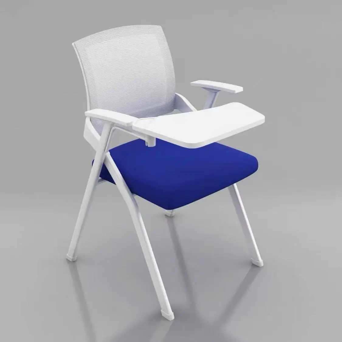 Conference Folding Chair Conference Chair with Writing Board Table and Chair Integrated Folding