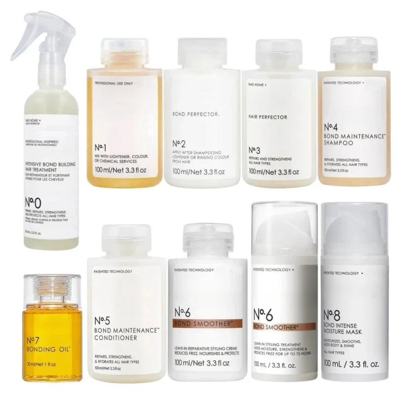 Nr. 0/1/2/3/4/5/6/7/8 Essential Infused Shampoo & Conditioner-Set für die 100 ml Haarpflege: Beruhigt gereizte Kopfhaut, verhindert Haarausfall