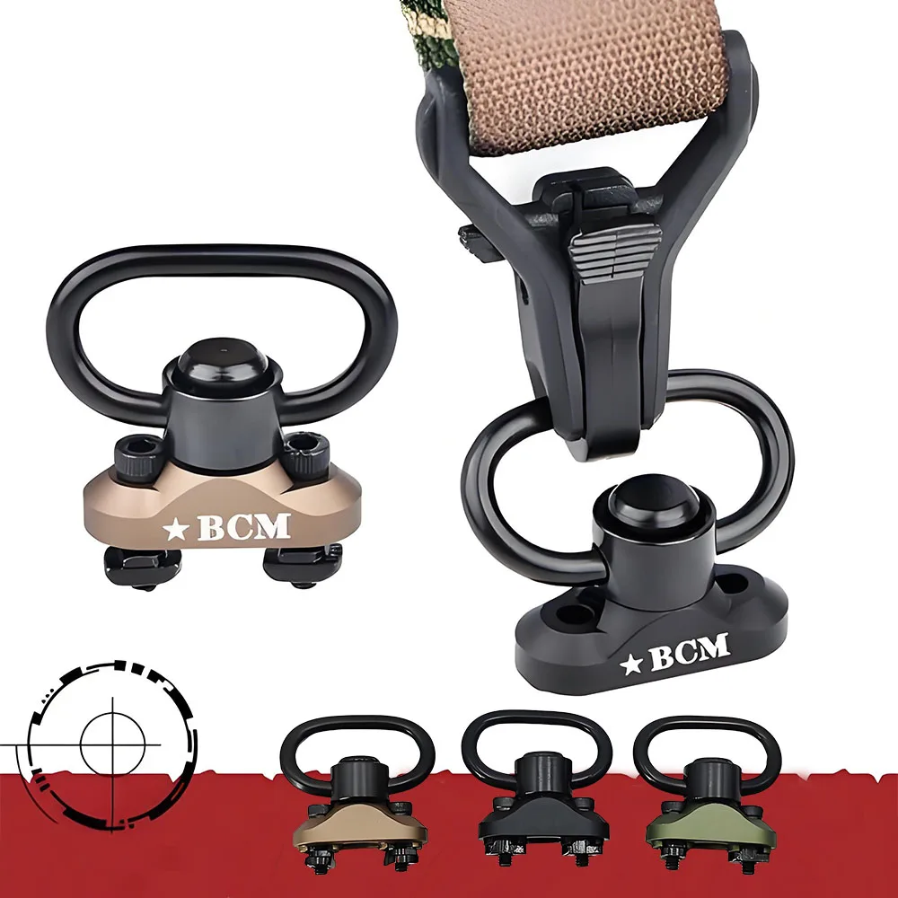 

1PC Tactical QD Strap Buckle Aluminum M-LOK Quick Release Hunting Animals and Outdoor Gear Accessory Suit for BCM Style