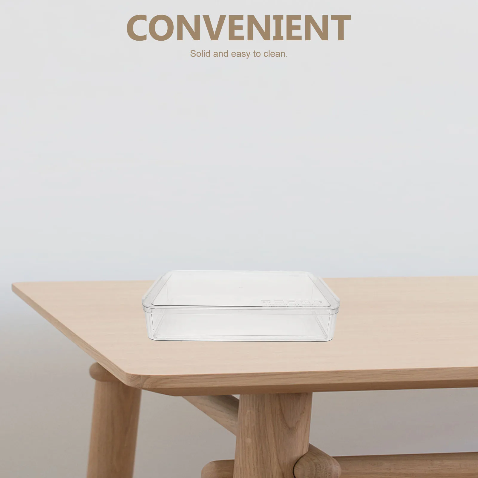 1pcs Clear File Storage Box Lid For Documents Office Supplies Household Case Study Accessory Transparent Pet Abs Waterproof