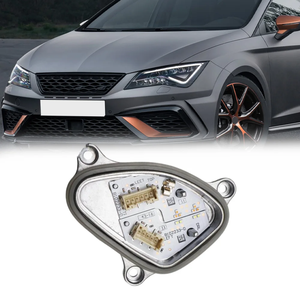 

Left DRL LED Module Daytime Running Light LED Module For Seat Leon Cupra 2017-2020(with LED DRL Model) 5F0941475A 90112019 ﻿