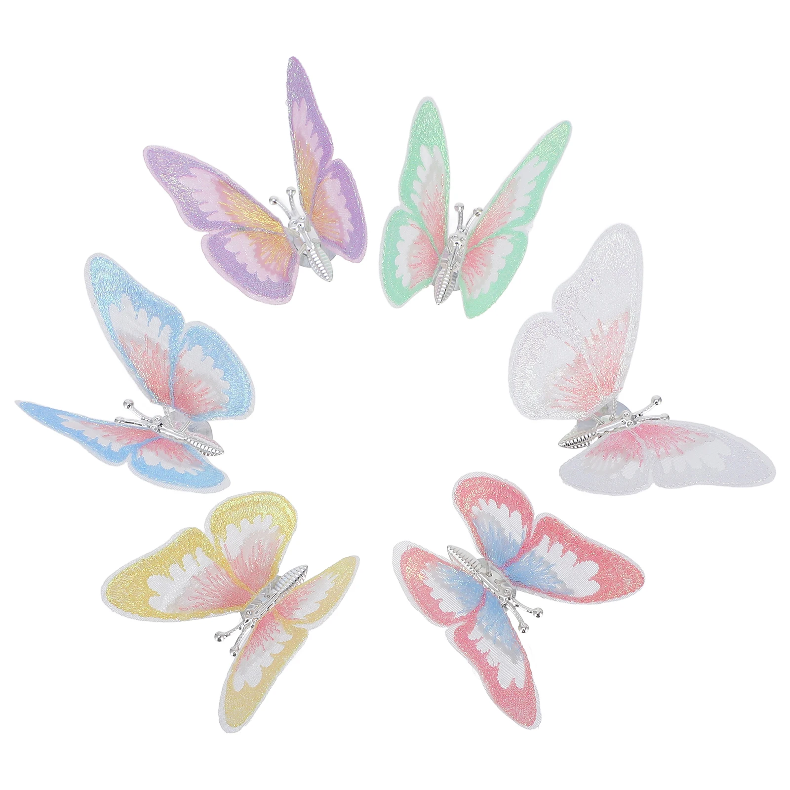 

6pcs Moving Butterfly Scented Clips Car Vent Decor Aromatherapy Accessories Non Fading Durable Stylish Car Interior